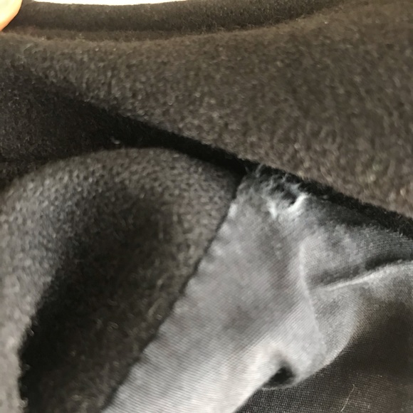 Express Full Zip Lined Wool Blend Moto or Collarless Bomber Jacket Coat - Picture 9 of 16